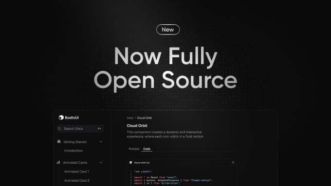 Badtz UI is Now Fully Open Source – A New Era Begins